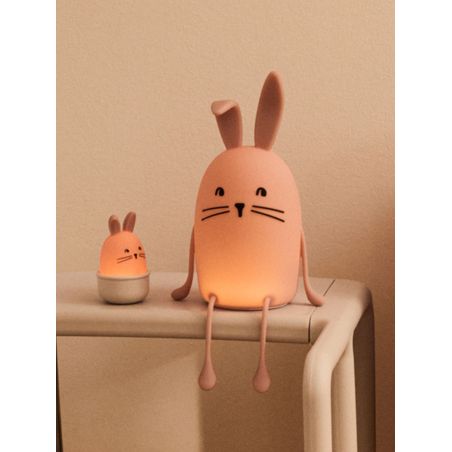 Veilleuse lapin silicone | Evex rose