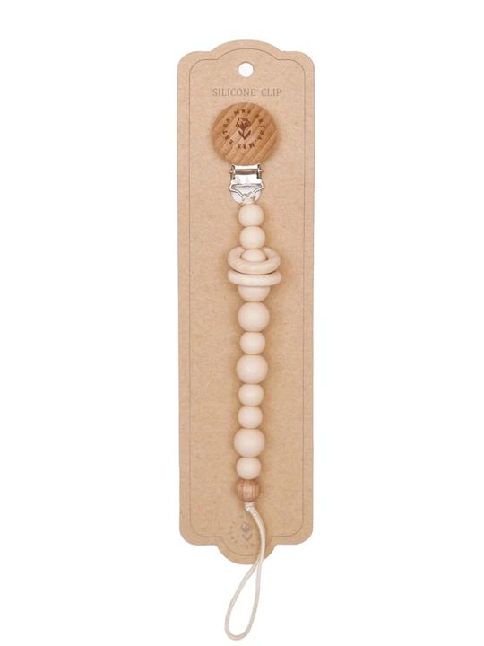 Attache tétine Eva | Vanille