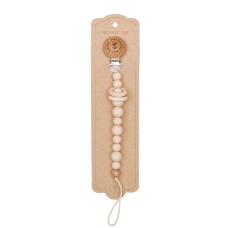 Attache tétine Eva | Vanille