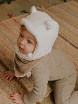 Bonnet teddy | Ecru