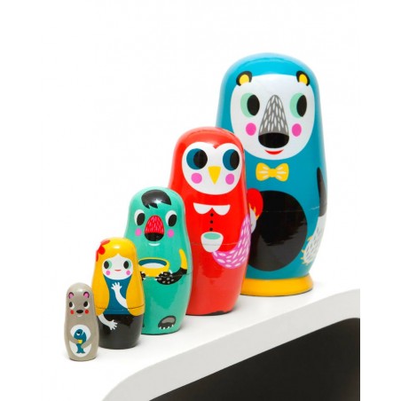 Set de poupée gigognes "Dans les bois"