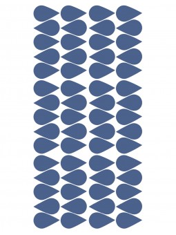 Stickers gouttes bleues