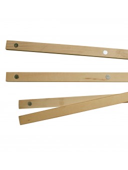 Porte affiche bois système aimanté 50*70cm