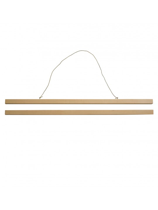 Porte affiche bois système aimanté 50*70cm